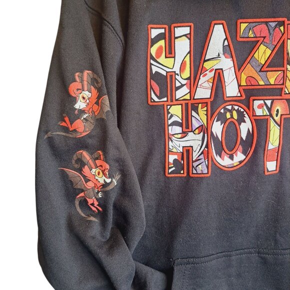 Hazbin Hotel Character Logo Hoodie with Charlie Morningstar, KeeKee Size Med - Picture 5 of 8